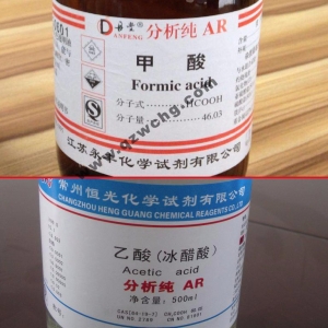 蟻酸，乙酸，甲酸，醋酸，冰醋酸，冰乙酸之間的名稱關(guān)系